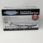Shoreline Marine Sz 17-19" 150-DENIER Polyester Boat Cover Gray Harbor Master. Fixed Price $59.00.