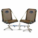 2X Millennium B100 Green Boat Seats + 1X D200 Sidekick Double Fishing Mount. Fixed Price $599.99.