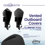 Oceansouth Running Vented Cover For Mercury 4STR V6 3.4L - 2018 Up To 2024. Fixed Price $196.10.