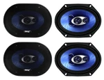 Pyle PL683BL 6X8" 720 Watt 3-WAY Car Coaxial Audio Speakers Stereo Blue. Fixed Price $78.99.