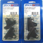 273285 Sea-dog Line Four (4) Nylon Hinge Fittings W/ Slide Lock Combo 132-3226. Fixed Price $19.99.