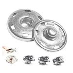 50 Sets Sew-on Buttons, Metal Snaps Fasteners Press Studs For. Fixed Price $23.25.