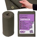 Ccs Waterproof Canvas Tarp Cover (21OZ) Heavy 10 By 16 Feet, Olive Drab. Fixed Price $205.29.