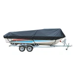 Black-color Waterproof 11-13FT Boat Cover Fishing V-hull Runabout Trailerable. Fixed Price $23.06.
