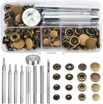 Ofone Snaps Fasteners Kit For Leather, 40 Sets Button + Fixing Tool. Fixed Price $21.23.