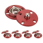 Uxcell 5PCS Snap Buttons, Metal Invisible Buckle Fasteners Press 15MM, Red. Fixed Price $12.70.