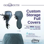 Oceansouth Outboard Storage Full Cover For Yamaha 2CYL 432CC 20" Leg. Fixed Price $71.89.