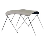 6' X 79"-84" H Cadet Gray Sunbrella Acrylic 3-BOW Bimini. Fixed Price $346.65.