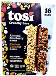 Tosi Crunchy Snack Bars Almond Blueberry & Cashew Coconut 16 Exp 01/2027. Fixed Price $28.25.