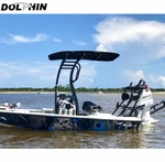Dolphin PRO2 Boat Top Black Coated Frame Canopy Heavy Duty. Fixed Price $1899.00.