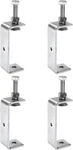 Harfington 4PCS 304 Stainless Steel Clamps 3.94" (100MM) Wide 100MM, Silver. Fixed Price $44.37.