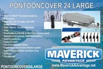 Pontoon Boat Cover 24', 600D Oxfoford,waterproof Protect.., Uv Resistant, Straps. Fixed Price $59.00.