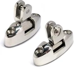 Nrc&xrc Pair Of Marine Grade 316 Stainless Steel Boat Bimini Top Deck Hinge Swiv. Fixed Price $37.95.