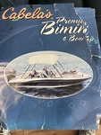 Cabela Premium Bimini Top Boat Cover 4 Bow Canopy Replacement Uv-resistant. Fixed Price $85.00.