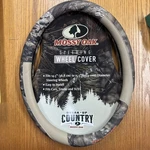 Mossy Oak Steering Wheel Cover Universal Camouflage Break Up Country 14.5-15.5". Fixed Price $19.99.