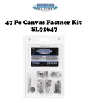 Shoreline Marine 47PC Canvas Fastner Kit SL91647. Fixed Price $14.99.