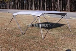 New Vortex 4 Bow Pontoon/deck Boat Bimini Top 6' Long Grey 85-90" Wide. Fixed Price $245.99.