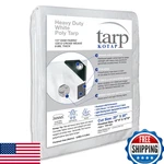 Kotap 20X20 Ft Heavy-duty 8-MIL Waterproof Multi-use White Tarp 1 Pack. Fixed Price $100.61.