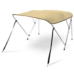 Bow Bimini Top Cover Sun Shade Boat Canopy 6'L X 46" 61"-66" W, Sand. Fixed Price $144.90.