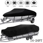 14FT-24FT Waterproof Boat Cover Trailerable Pontoon/v-hull Fishing Heavy Duty. Fixed Price $49.99.