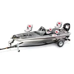 Carver Slate Gray Poly-flex Ll Boat Cover For 17'6" 74" W Jon Bass. Fixed Price $265.17.