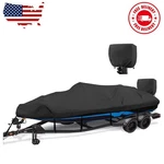 1200D Waterproof Boat Cover-fits 16' To 18.5' Ft Bass,v-hull,tri-hull, Fish.... Fixed Price $116.98.