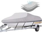 Icover Trailerable Boat Cover- A:14'-16' Long,beam Width Up To 68", Silver. Fixed Price $63.99.