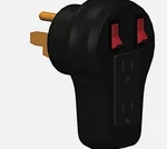 Progressive Industries CBA-5015 50A To 2 15A Female Circuit Breaker Adapter. Fixed Price $29.99.
