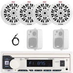 Pyle MP3 Player Bluetooth Receiver, 4X 6.5'' 200W Speakers, 2X 4" 3-WAY. Fixed Price $164.49.