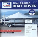 Carver V-hull Runabout I/o Sun-dura Boat Cover- 23' 6" Replaces 77123P-10. Fixed Price $360.00.