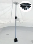 Vico Marine 47" Support Pole + Boat Vent Base (extends 28" To Max). Fixed Price $41.95.