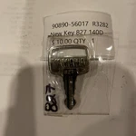 Yamaha Oem 0/M Key New (#827) 90890-56017 (R3282-140D). Fixed Price $10.00.