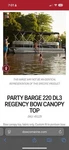 2015-2018 Tracker Party Barge/regency 220 DL3 Bow Bimini Canopy W/ Storage Boot. Fixed Price $225.00.