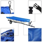 High Quality Fit For Jon Boat Cover 12FT Beam Width Up To 56 Inch 210D Blue. Fixed Price $24.31.