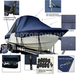 Robalo Dual Console T-top Hard-top Fishing Boat Cover Navy. Fixed Price $379.95.