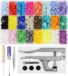 Kam Snaps Buttons + Pliers, Starter Fasteners Kit, 384 Sets 24-COLORS,.... Fixed Price $39.71.