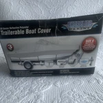 Shoreline Marine Trailerable Polyester Boat Cover Size 14/16 Ft New Box Nib. Fixed Price $55.00.
