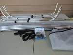 Serenelife SLBT4GR738 Waterproof Boat Bimini Top Cover 73-78" Bow. Fixed Price $212.36.