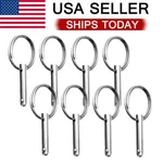 8PACK Quick Release Pin 1/4" Stainless Steel Boat Bimini Top Marine Hardware Us. Fixed Price $15.69.