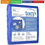 TRA-1018 Waterproof All-purpose Multi-use Protection/coverage 5-MIL Poly Tarp.... Fixed Price $28.43.