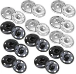 Josdiox Large Snaps For Sewing Big Buttons Black, Silvery. Fixed Price $9.68.