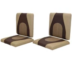 Crestliner Boat Jump Seat Cushions 2156597 Tan Brown Vinyl (set Of 4). Fixed Price $304.68.