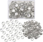 Pearl Snaps Fasteners KIT,10MM Clothes Ring For Western Shirts White. Fixed Price $12.12.