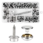 150 Pcs Canvas Snap Kit With 2 Setting Tool - Marine Grade Stainless Stee.... Fixed Price $22.51.
